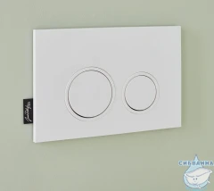 Инсталляция Jacob Delafon с кнопкой смыва в комплекте с унитазом Jacob Delafon Seine c сиденьем Soft close (микролифт) легкосъёмное E34360-00