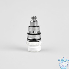 Дивертор для смесителя, латунь, h=54 мм, M24x1,5, вытяжной, белый, IDDIS, 997B0254SM-W