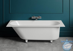 Ванна из искусственного камня Salini Ornella Kit 180x80 (материал sapirit, белый матовый)