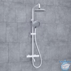 Душевая система Wasserkraft 230 1 режим A188.067.059.WM Thermo (белый матовый)