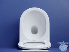 Унитаз подвесной безободковый, смыв торнадо Ceramicanova Metropol Rimless CN4002T с сиденьем быстросъемным Soft Close (микролифт)