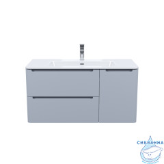 Тумба с умывальником Iddis Edifice 100 см светло-серый EDI10L0i95
