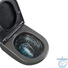 Унитаз подвесной безободковый Lemark Glazer 9612004 с сиденьем быстросъемным Soft Close (микролифт)