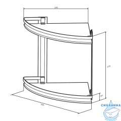 Полочка AM.PM Sense A7456200