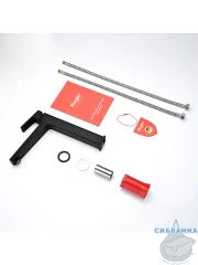 Смеситель для раковины Raglo R30.15.06 (черный матовый)