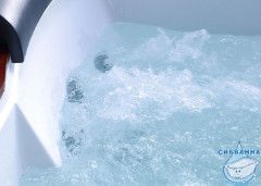 Акриовая ванна Gemy G9052 II O R 186х151 с гидромассажем