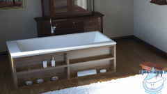 Ванна из литьевого мрамора Esse Gibraltar 182x88