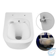 Унитаз подвесной безободковый Aquatek Дива AQ2012B-00 (с сиденьем Soft Close (микролифт) 