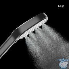 ILS3FB0M18, Лейка для душа, черная матовая, 3F, Ideal Spa, Milardo, ILS3FB0M18