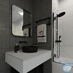 Полотенцесушитель электрический Indigo Nix (с таймером) 20х50 черный муар (с возможностью скрытого подключения, подключение L)