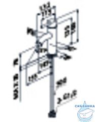 Смеситель для умывальника, глянцевый хром, Kaya, IDDIS, KAYSB00i01