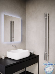 Полотенцесушитель электрический Terminus Duo квадратный 9х120 (хром)