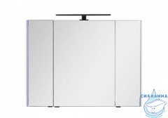 Шкаф-зеркало Aquanet Латина 100 белый 179636