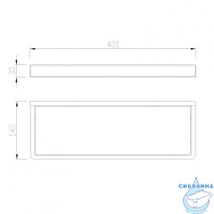  Полочка ABBER Westen AA1759
