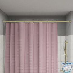 Карниз для ванной комнаты, 110-200 см, золотой матовый, Elegante, IDDIS, RSG0120i14