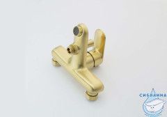 Смеситель для ванны Aquatek Ника AQ1840BG (золото шлифованное)