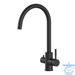 Смеситель для кухни Oliveeka OL-458022-MB (черный матовый)