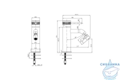 Смеситель для биде Allen Brau Priority 5.31A04-31 (черный матовый)