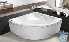 Ванна из литьевого мрамора New Line Sanitary Миранда на ножках 135х135