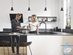 Смеситель для кухни Hansgrohe Talis M54 72800670 (черный матовый) 