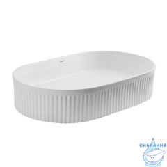 Раковина на столешницу 58 см ABBER Bequem AC2116MW