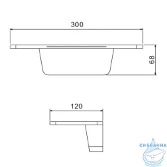 Излив для ванны Raglo R473.62.03 (сатин золотой)