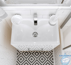 Тумба напольная1Marka July 50Н с раковиной July 50 Дуб Сонома