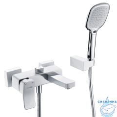 Смеситель для ванны Wasserkraft Aller 1061WHITE (хром/белый)