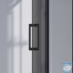 Душевое ограждение Vincea Como-N 130x80 профиль черный, стекло тонированное VSR-4CN8013CGB