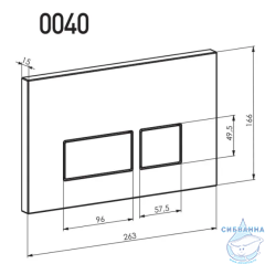 Инсталляция TONI ARTI TA-01 с кнопкой смыва TA-0042 в комплекте с безободковым унитазом Russi c сиденьем Soft close (микролифт)
