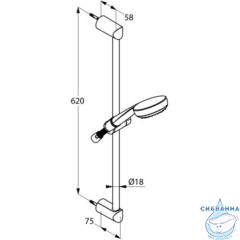 Душевой гарнитур Kludi Logo 6816005-00