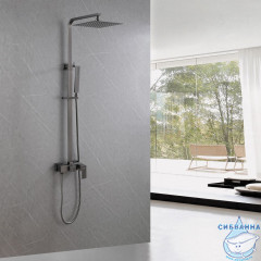 Душевая система Abber Daheim 250 1 режим AF8220NG (никель)