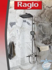 Душевая система Raglo 330 1 режим R51.24.09 (графит)