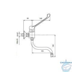 Смеситель для кухни Jacob Delafon Easy E18163-CP