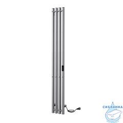 Полотенцесушитель электрический Indigo Style (с таймером) 18х120 графит (с возможностью скрытого подключения, подключение R/L)