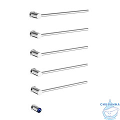 Полотенцесушитель электрический Terminus Аккорд П5 50х80 (с возможностью скрытого подключения) (хром)