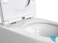 Унитаз подвесной безободковый Aquatek Вега AQ1904T-00 с сиденьем Soft Close (микролифт)
