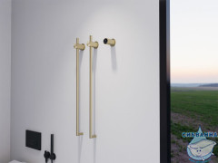 Полотенцесушитель электрический ABBER Charme AH4002G золото матовое
