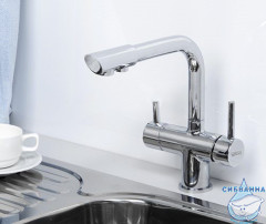 Смеситель для кухни с подключением фильтра WasserKRAFT A8017 (хром)