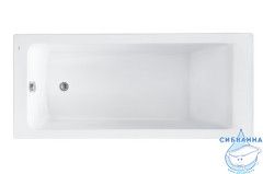Акриловая ванна Roca Easy 180x80 с каркасом