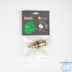 Кран-букса керамическая, 180°, 20 зубцов, G 1/2", M24, h=51 мм, IDDIS, 998CR511SM