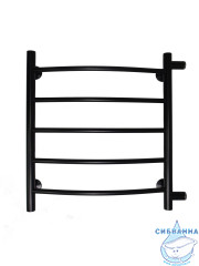 Полотенцесушитель водяной Санприз Классик П5 60х50 (боковое подключение 50) (черный матовый