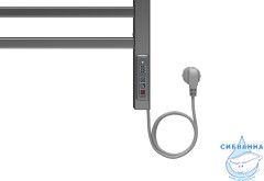 Полотенцесушитель электрический Aquatek Поларис П7 500х700 хром (с возможностью скрытого подключения, подключение справа)