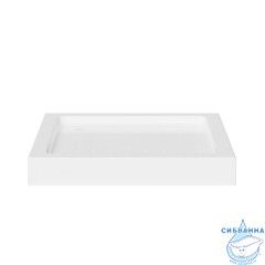 Душевой поддон ABBER AD3D100 100х100 квадратный, акриловый, белый