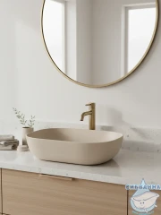  Раковина на столешницу 46 см Ceramicanova Element CN6009MC (капучино)