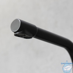 Смеситель для кухни Lemark Expert LM5061BL (черный матовый)
