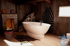 Ванна из литьевого мрамора Esse Jamba 188x94