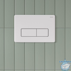 Клавиша смыва, пневматическая, глянцевый белый, Profix Air, IDDIS, PRA10W0i77