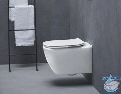 Унитаз подвесной безободковый Ideal Standard Tesi T536001 с сиденьем Soft Close (микролифт)