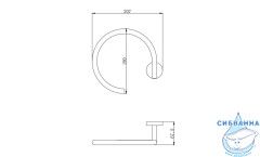 Полотенцедержатель Aquatek Вега AQ4012MB